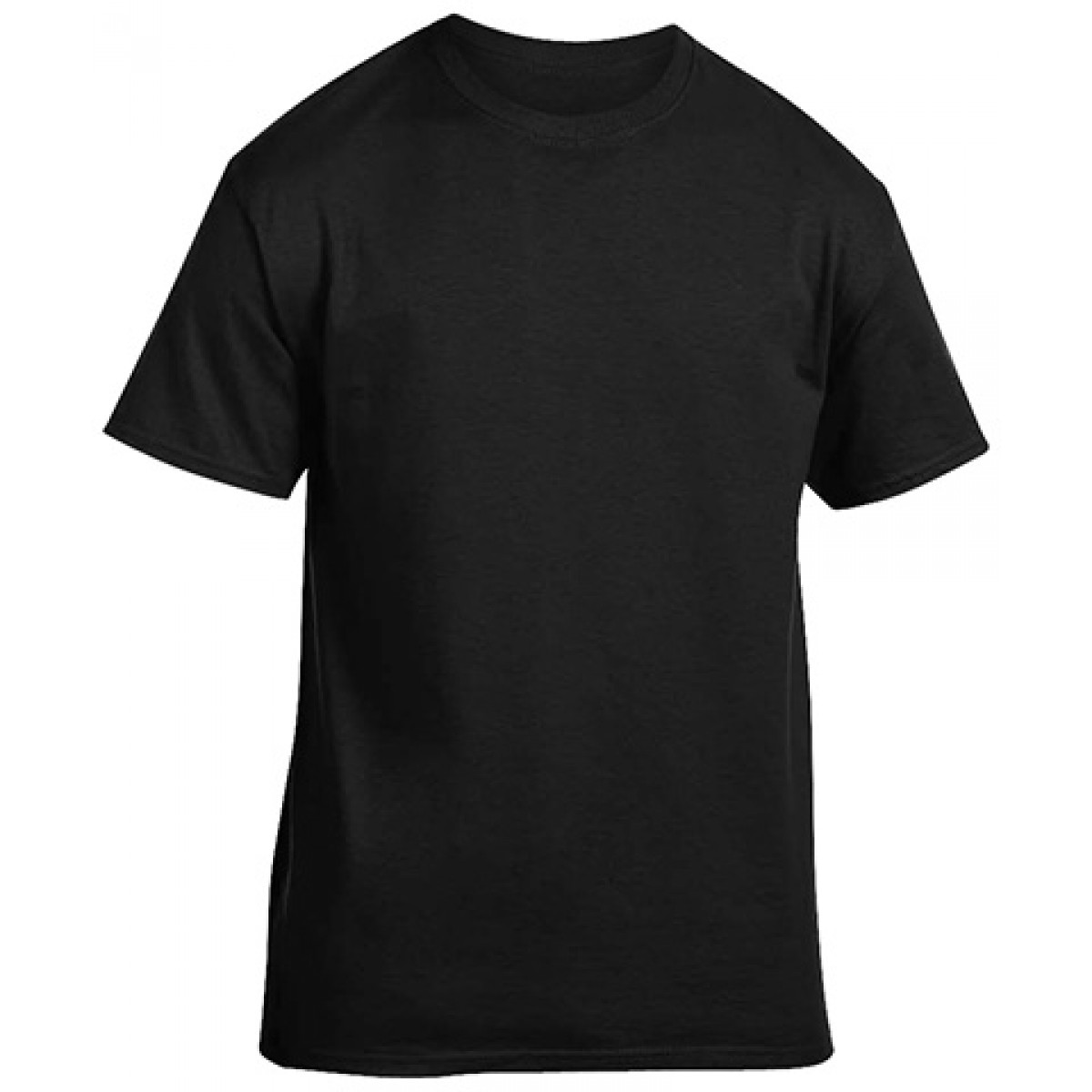 Cotton Short Sleeve T-Shirt - Black